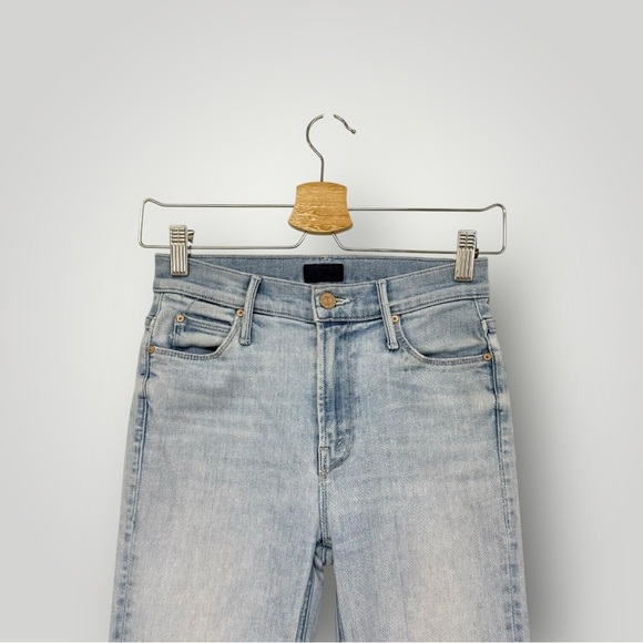 MOTHER The‎ Mid Rise Dazzler Ankle Fray Sz 25 - Picture 3 of 16